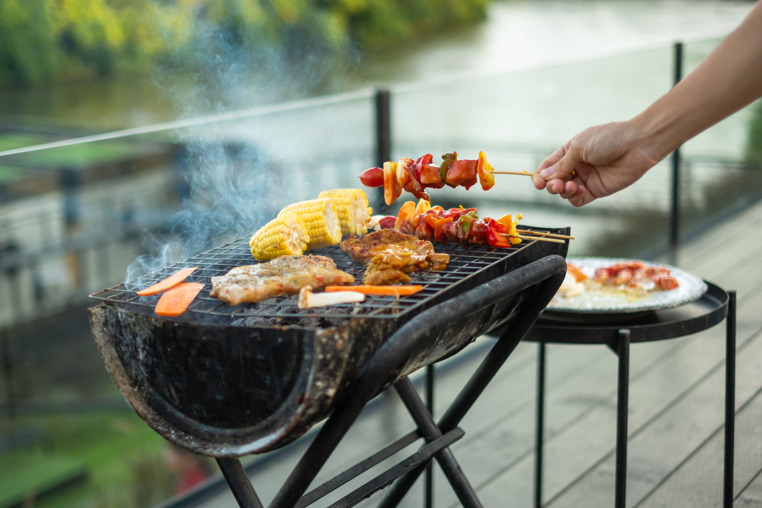 Backyard BBQ gathering